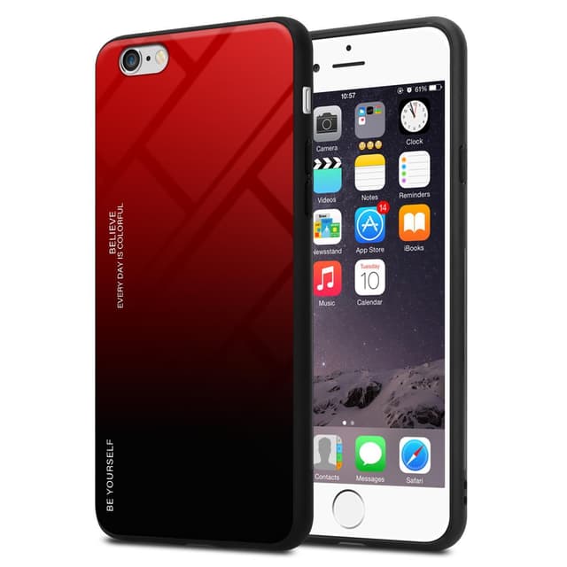 iPhone 6 / 6S Skal Fodral Case (Svart)