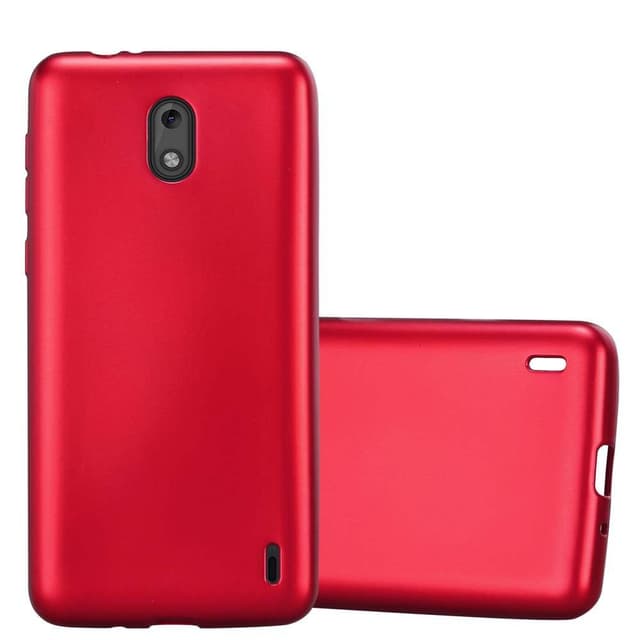 Nokia 2 2017 Suojakuori Kotelo (Punainen)