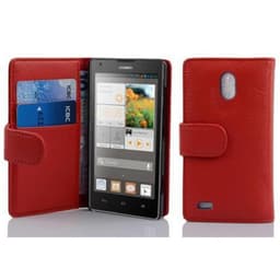 Pungetui Huawei ASCEND G700 Cover Case (Rød)