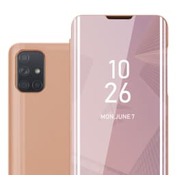Samsung Galaxy A71 4G Plånboksfodral Skal (Rosa)