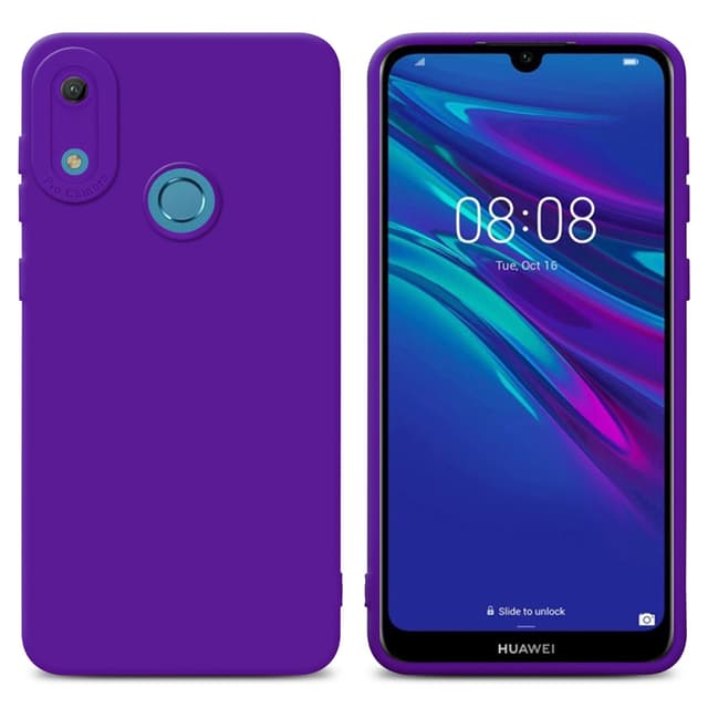 Huawei Y6 2019 Skal Fodral Case (Lila)