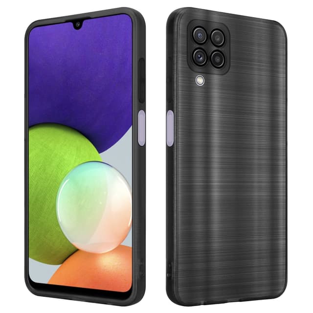 Suojakuori Samsung Galaxy A22 4G Kotelo (Musta)