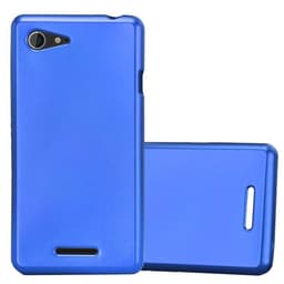 Sony Xperia E3 Suojakuori Suojakotelo Case (Sininen)