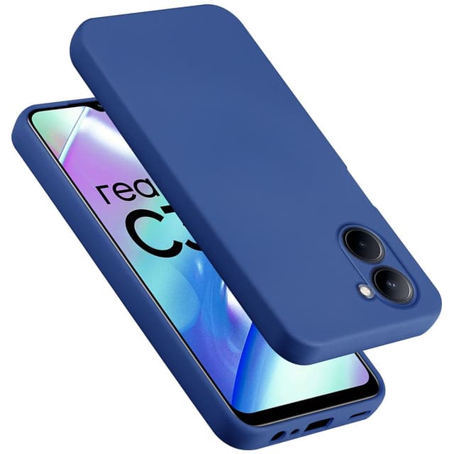 Realme C33 Suojakuori Kotelo Case (Sininen)