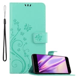 Huawei P10 Suojakuori Lompakkokotelo (Turkoosi)