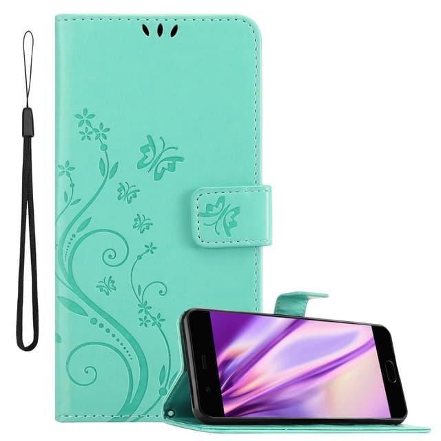Huawei P10 Suojakuori Lompakkokotelo (Turkoosi)