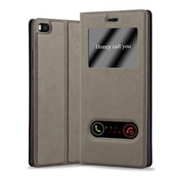 Huawei P8 lommebokdeksel cover (brun)