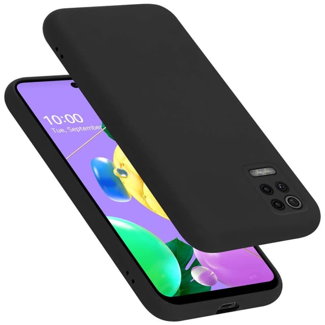 LG K52 / K62 / Q52 Cover Etui Case (Sort)