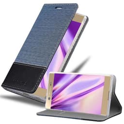 Sony Xperia XA1 ULTRA Plånboksfodral Skal (Blå)