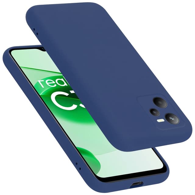 Realme C35 / Narzo 50A PRIME Skal Fodral Case (Blå)