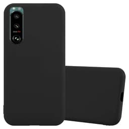 Deksel Sony Xperia 5 III Silikon cover (Svart)