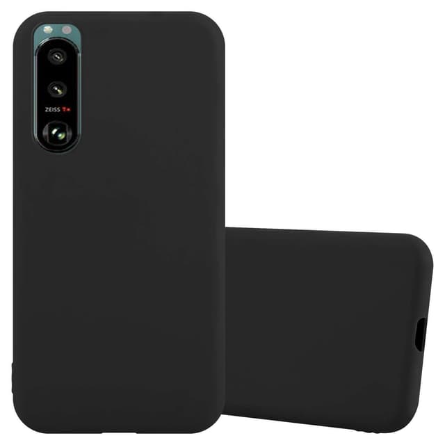 Deksel Sony Xperia 5 III Silikon cover (Svart)