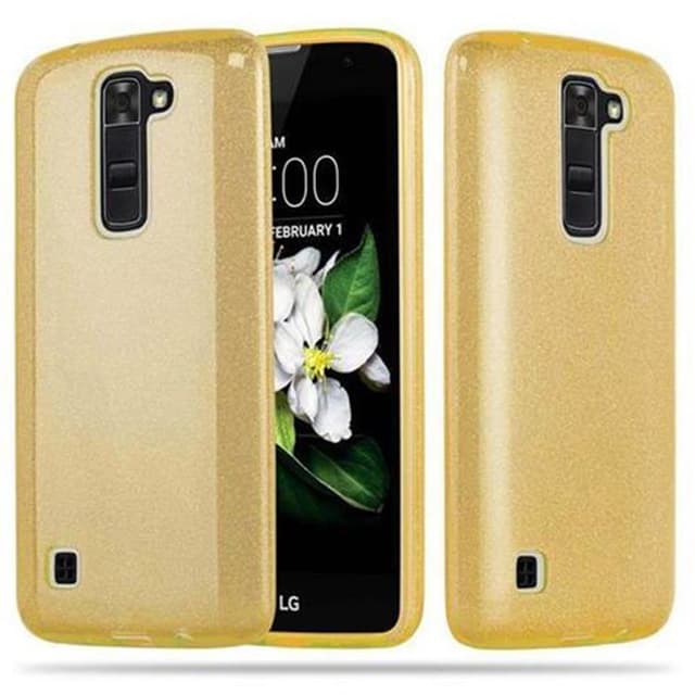 LG K7 2016 Skal Fodral Case (Guld)