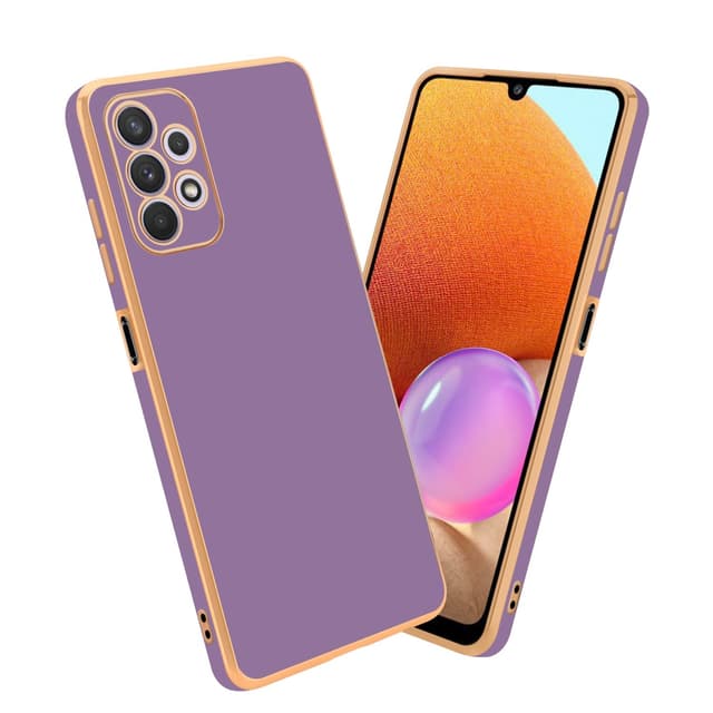 Samsung Galaxy A32 5G Skal Fodral Case (Lila)