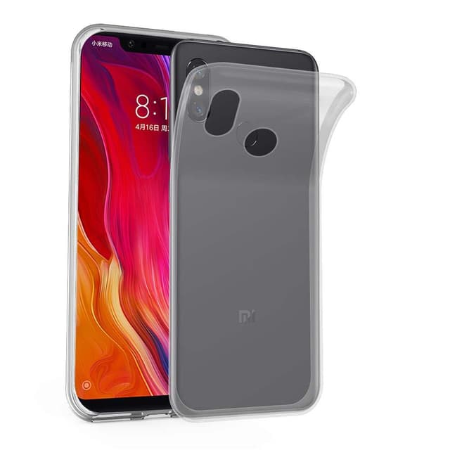 Xiaomi Mi 8 Cover TPU Etui (Gennemsigtig)