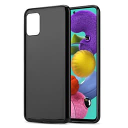 Samsung Galaxy A51 4G / M40s Suojakuori Kotelo (Musta)
