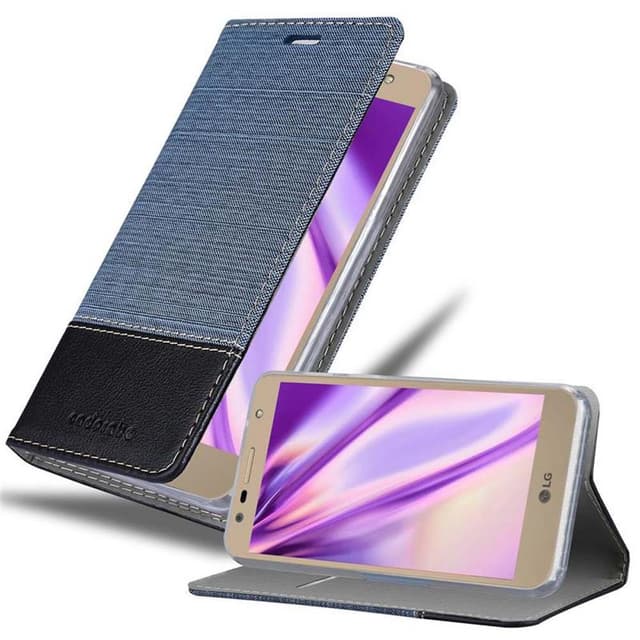 LG X POWER 2 Plånboksfodral Skal (Blå)
