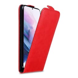 Samsung Galaxy S21 PLUS Flipfodral Skal (Röd)