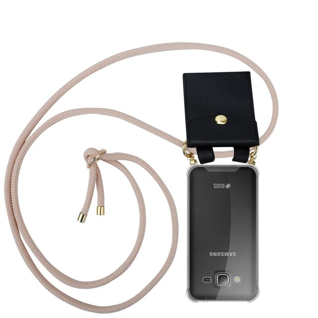 Samsung Galaxy J3 2016 Etui Cover Kæde (Lyserød)
