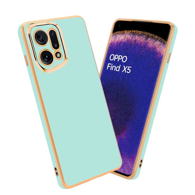 Oppo FIND X5 Suojakuori Case Cover (Green)