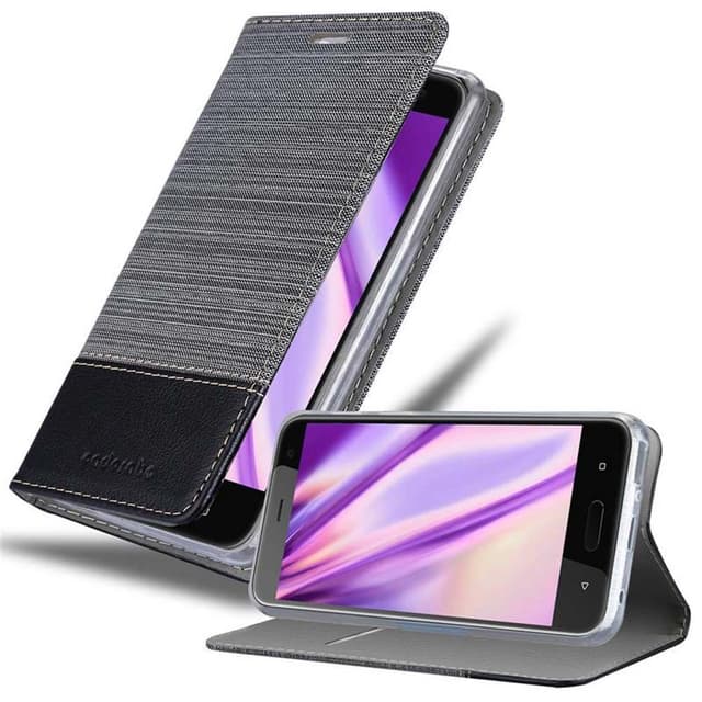 HTC U11 LIFE Pungetui Cover Case (Grå)