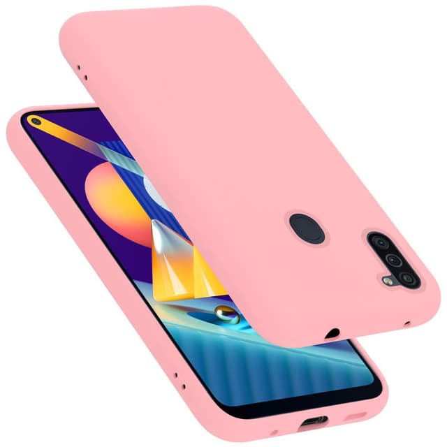 Samsung Galaxy A11 / M11 Cover Etui Case (Lyserød)