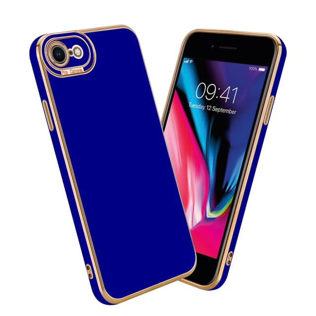 iPhone 7 / 7S / 8 / SE 2020 silikondeksel cover (blå)