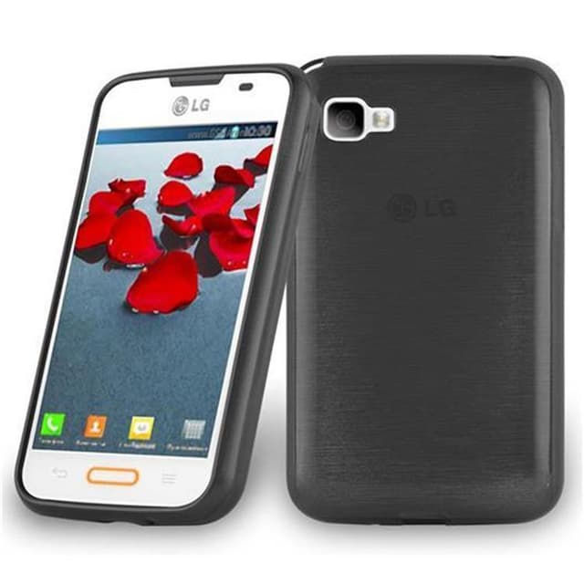 LG L4 II Cover Etui Case (Sort)