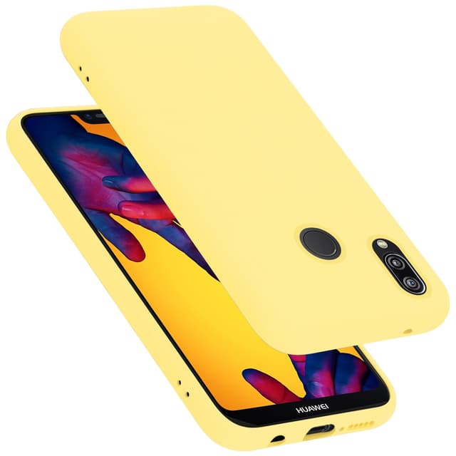 Huawei P20 LITE 2018 / NOVA 3E Skal Fodral Case (Gul)