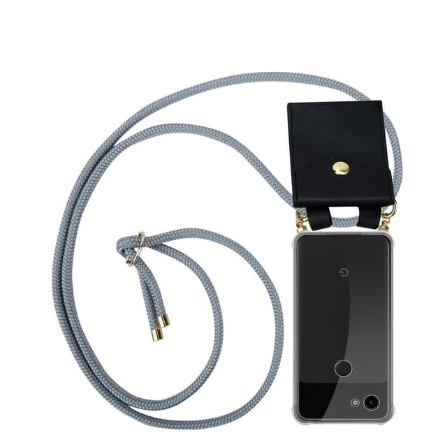 Google PIXEL 3A XL Etui Cover Kæde (Grå)