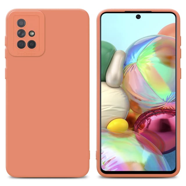 Samsung Galaxy A71 4G Cover Etui Case (Orange)