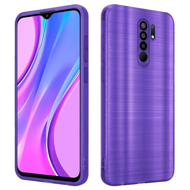 Xiaomi RedMi 9 Silikondeksel Beskyttelse (lilla)