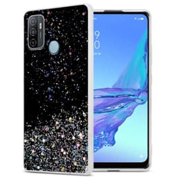Oppo A53 Suojakuori Kotelo (Musta)