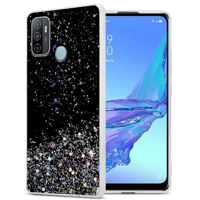 Oppo A53 Suojakuori Kotelo (Musta)