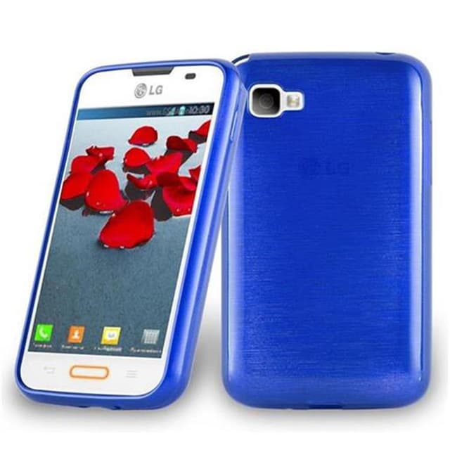 LG L4 II Cover Etui Case (Blå)
