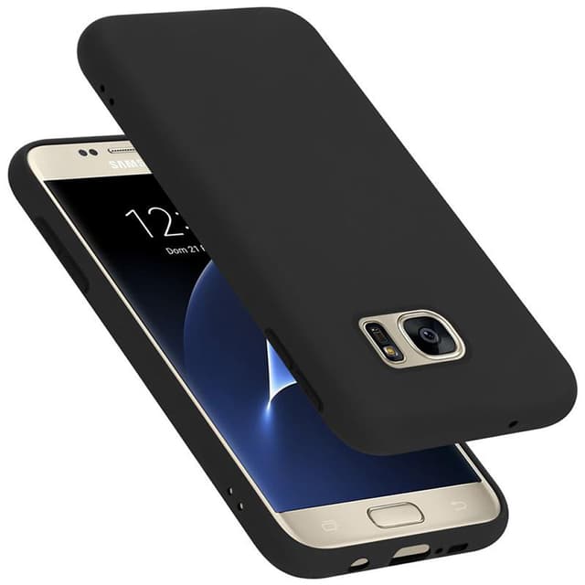 Samsung Galaxy S7 silikondeksel case (svart)