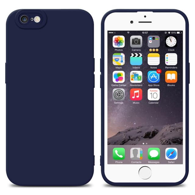 iPhone 6 / 6S Skal Fodral Case (Blå)