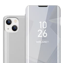 iPhone 14 lommebokdeksel etui (sølv)
