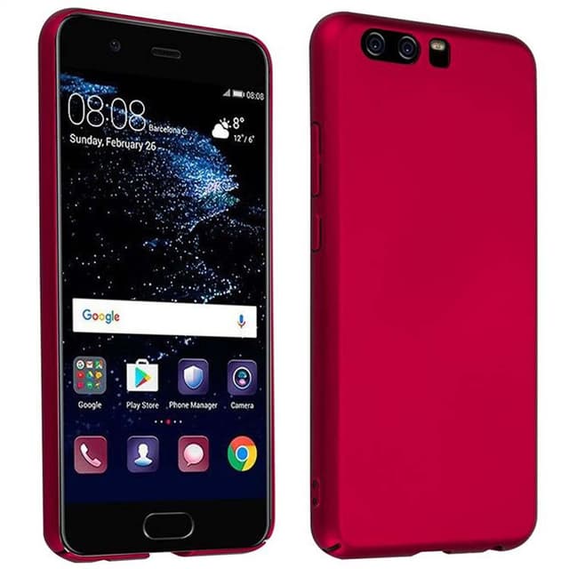 Huawei P10 Suojakuori Kotelo Cover (Punainen)