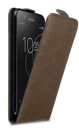 Sony Xperia XZ1 COMPACT Flipfodral Skal (Brun)