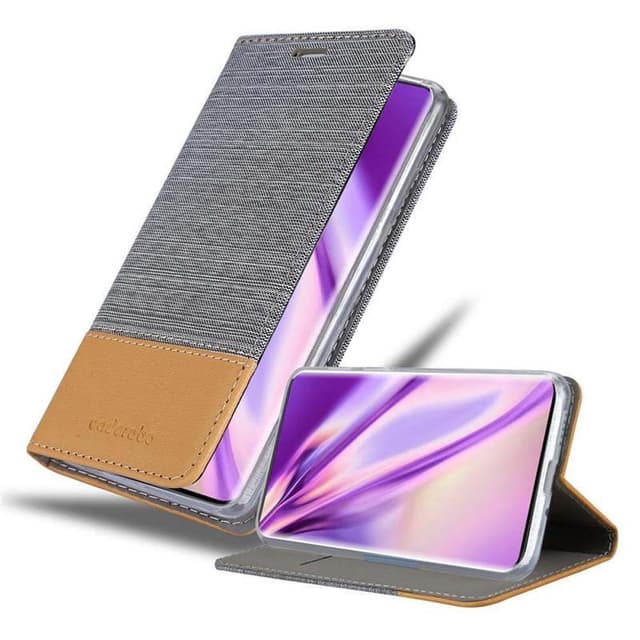 OnePlus 7T PRO Plånboksfodral Skal (Grå)