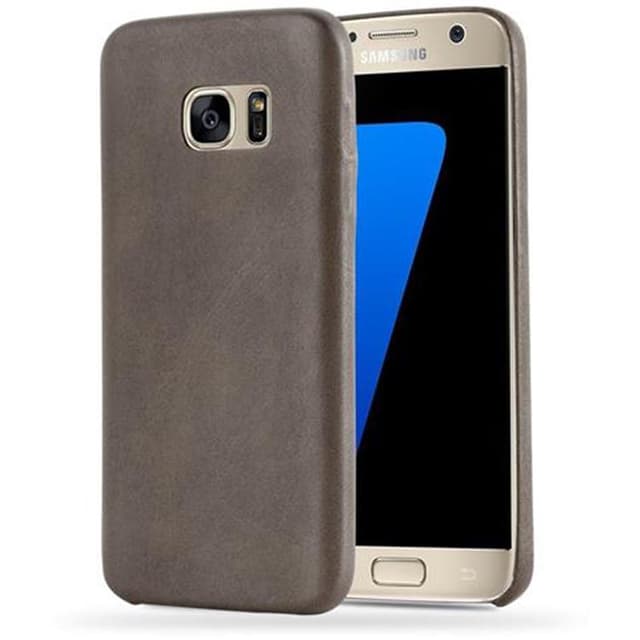 Samsung Galaxy S7 Etui Case Cover (Brun)