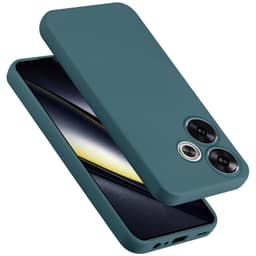 Xiaomi Poco F6 silikondeksel case (grønn)