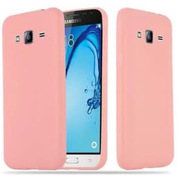 Cover Samsung Galaxy J3 2015 Etui Case (Lyserød)