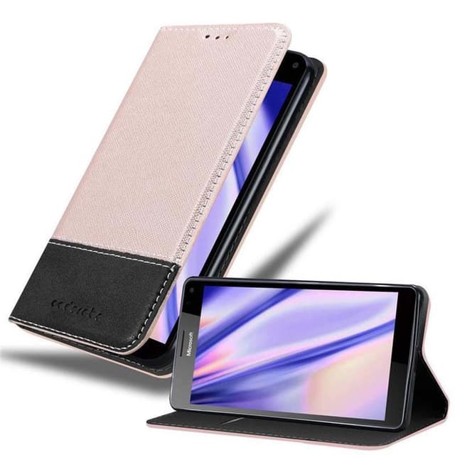 Custodia Cadorabo A Libro Per Nokia Lumia 950, Nero E Marrone, Con Slot Per Carte, Funzione Stand E Chiusura Magnetica