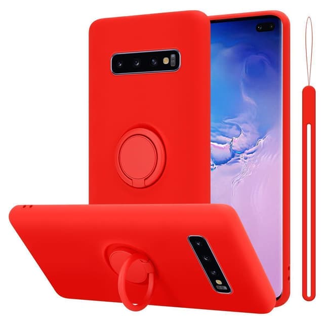 Samsung Galaxy S10 PLUS Cover Etui Case (Rød)