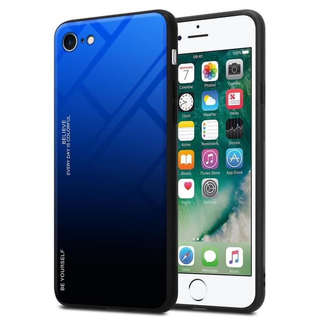 iPhone 7 / 7S / 8 / SE 2020 Skal Fodral Case (Svart)