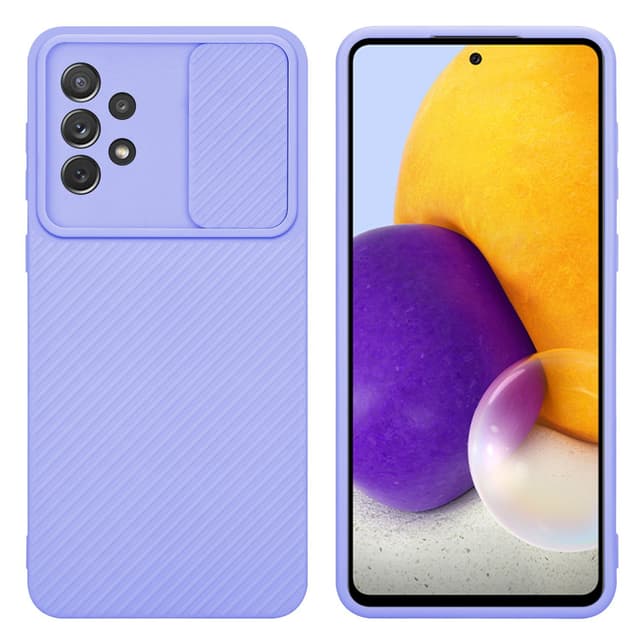 Samsung Galaxy A72 4G / 5G Suojakuori Kotelo (Violetti)