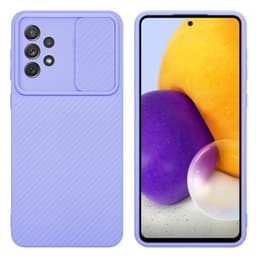 Skal Samsung Galaxy A72 4G / 5G Fodral Case (Lila)