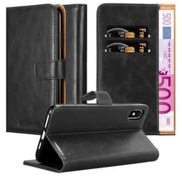 iPhone XS MAX lommebokdeksel etui (svart)